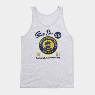 South Bend Blue Sox • AAGPBL Patch Tank Top